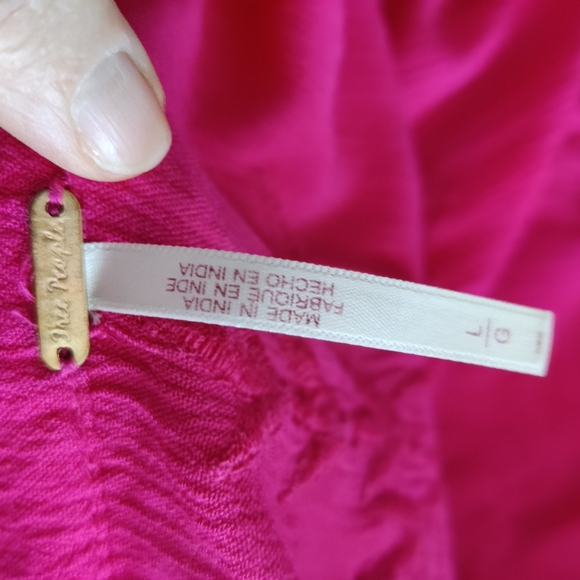 Free People Marissa Pink Mini Dress Women's Size L - Picture 7 of 14